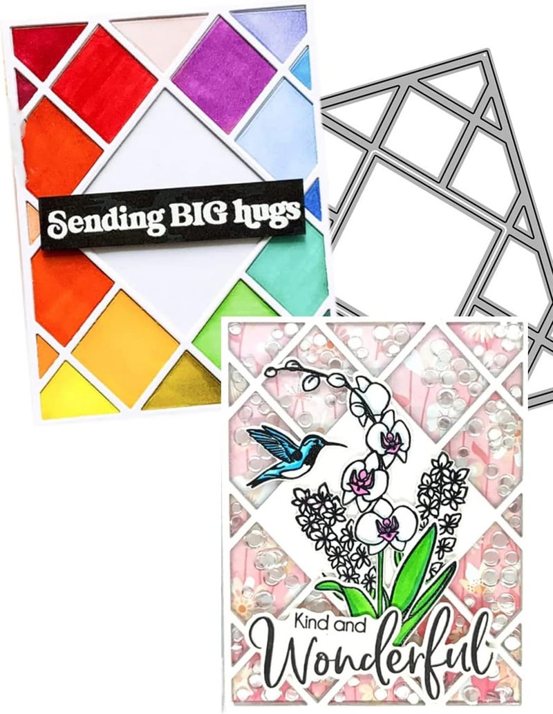 Mvchifay Cutting Dies for Card Making Metal Die-Cuts Scrapbooking Tool Hollow Frame DIY Craft Punch Template Embossing for Paper Album Decor (Style-A) - Image 1